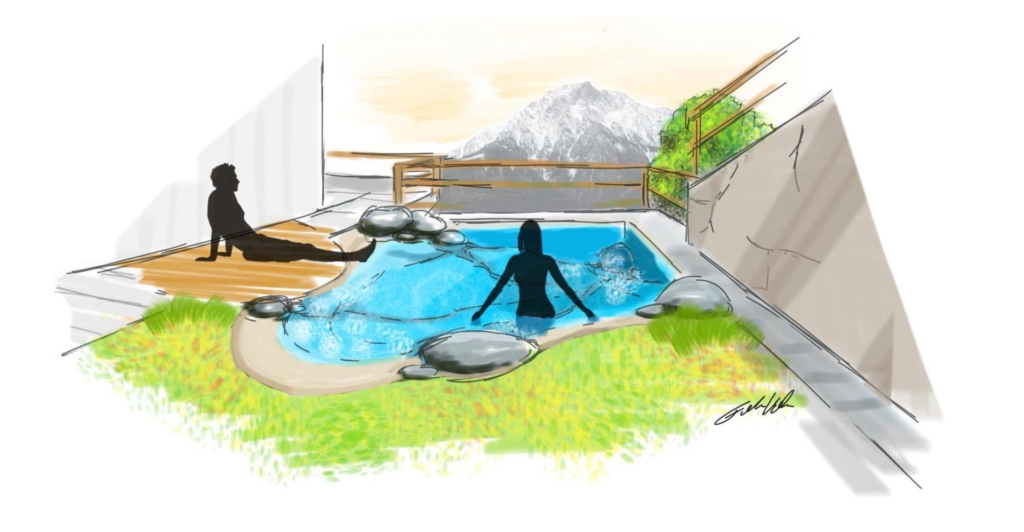Gartenplanung Swiss Spa-Pool Biodesignpool API Italia Florian Volken Volken Gartenbau Schweiz Swiss Wallis